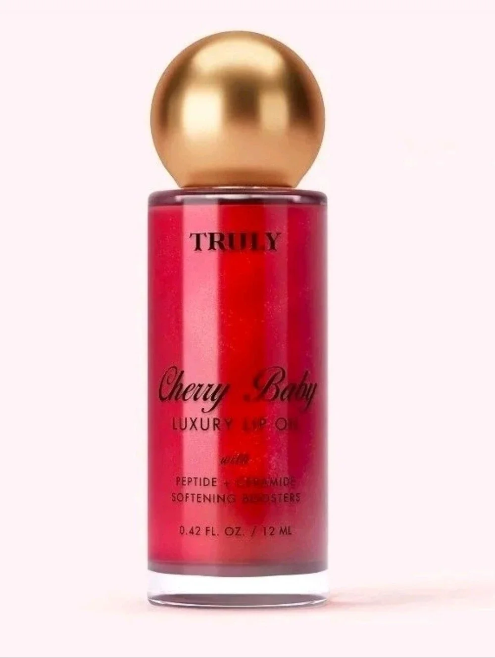 4 x Truly Luxury Lip Oils Soft Serve, Cherry Baby, Glazed Donut x 2 Sealed!